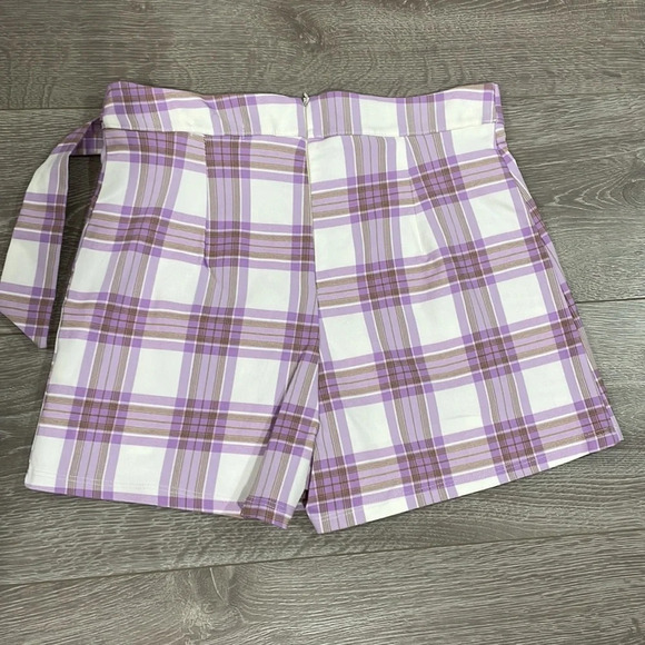 NWOT Altar’d State Plaid Mini Skort M - Picture 14 of 14